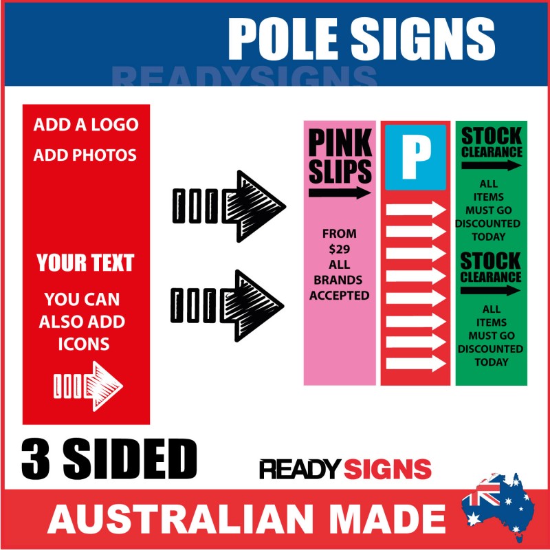 Three Sides Sign Ready Signs - Professional Signage Solutions